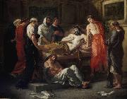 Eugene Delacroix Last Words of the Emperor Marcus Aurelius France oil painting artist